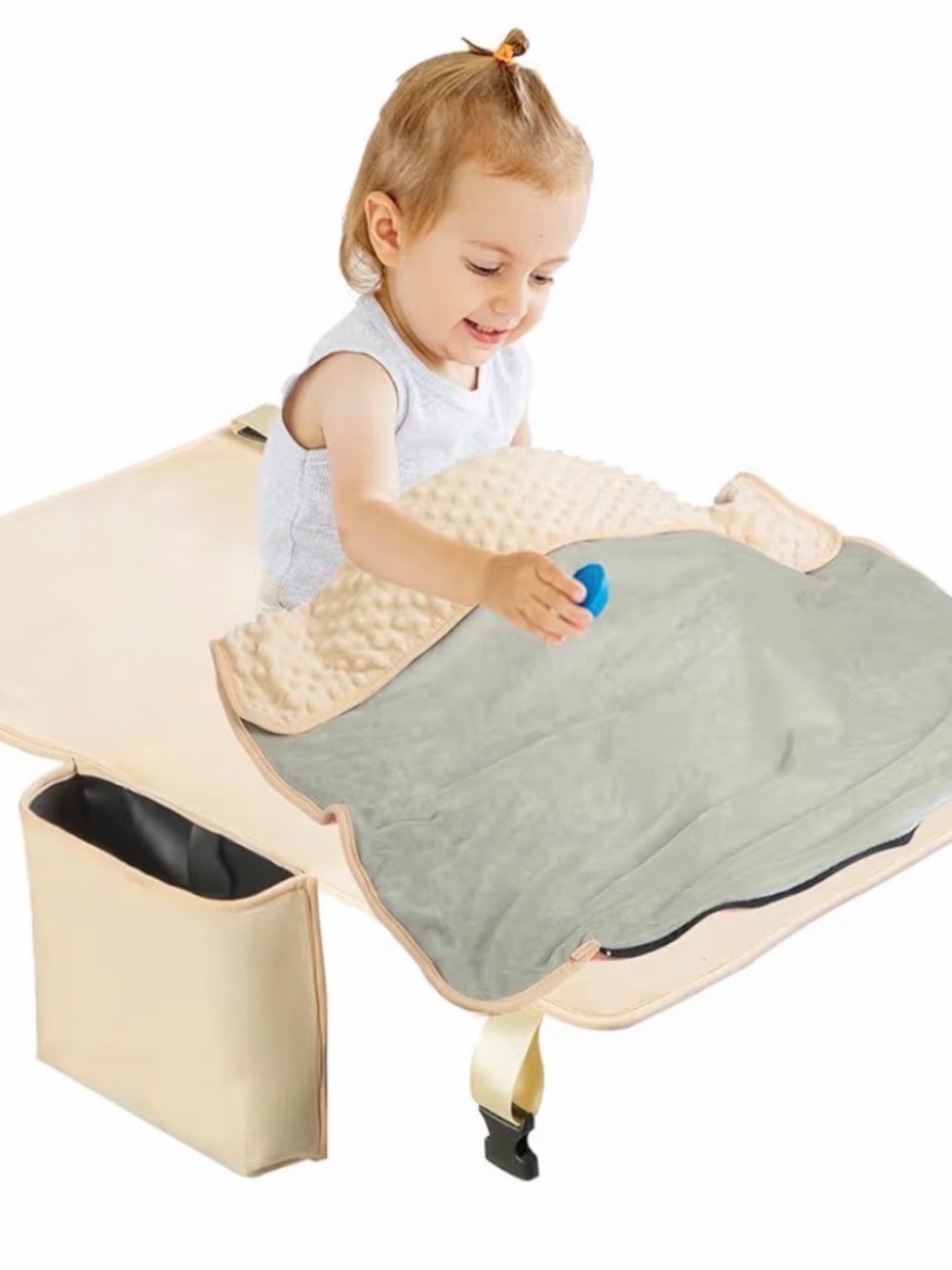 Portable Baby Travel airplane Seat in Beige